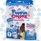 PoppinColorz Blazin' Blue Colour Bubbles for Kids, 8 Bubble Solution Kits with Bubble Wands - Non-Toxic Mini Bubbles Party Favours for Boy Gender Reveal, Birthday Bubble Party - Made in the USA.